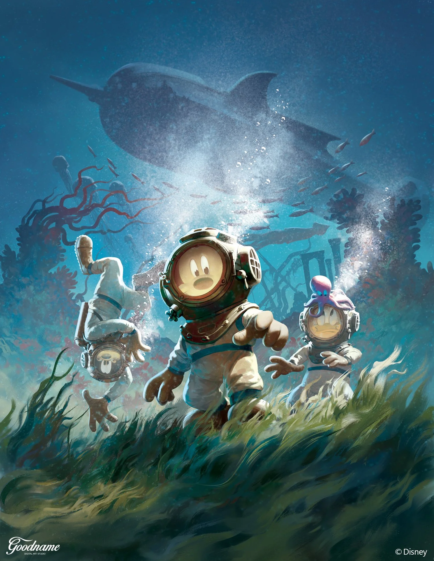 Disney Publishing - 20000 Leagues under the sea — Art